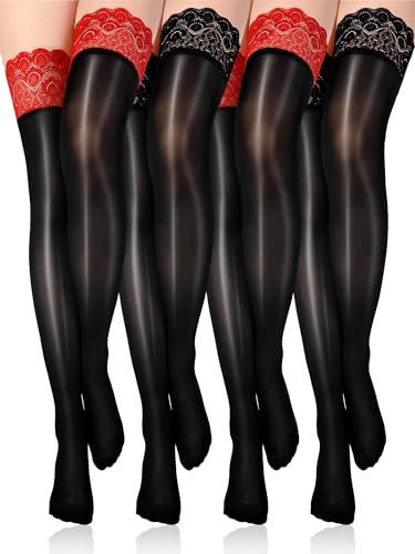 Medias transparentes por encima de la rodilla para lucir vestidos de noche y eventos especiales