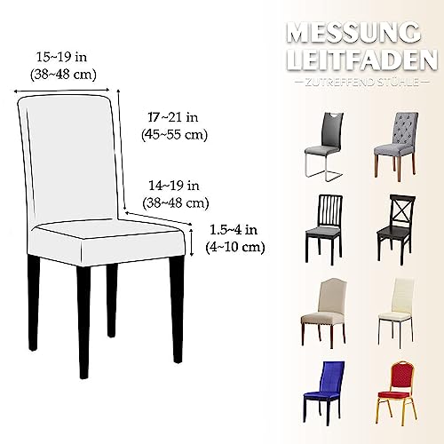 Housse de protection pour chaise extensible au design moderne - 8
