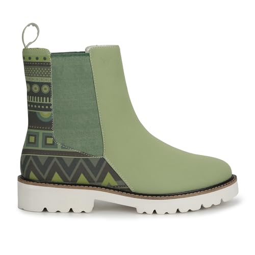 YOHO Women Printed Boots Stylish Comfortable Lightweight Deal