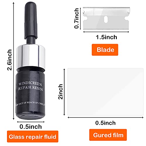 image for KMOOL EXIN DECHEN Windshield Repair Kit, Cracks Gone Glass Kit Automot