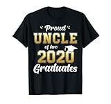Photo Gallery orgoglioso zio di due 2020 camicia laureati senior 20 gemelli regalo maglietta Photo Gallery orgoglioso zio di due 2020 camicia laureati senior 20 gemelli regalo maglietta