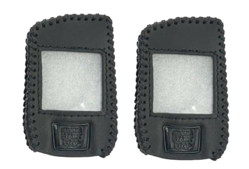 Étuis en cuir Q9 pour clé Compustar Prime RF-2WQ9-FM, lot de 2 protections durables