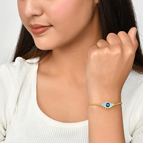 Evil Eye Plated Bracelet Protection Jewelry Charm