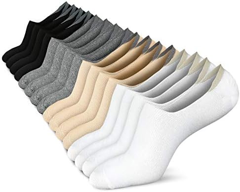 wernies No Show Socks Women Low Socks Women Short Socks No Show Socks for Flats Non Slip Thin Liner Socks