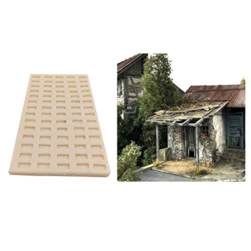 Tongina 1:35 Silicone Brick Mold Path Maker Mould for Sand Table Model Making DIY Material - Thumbnail 3