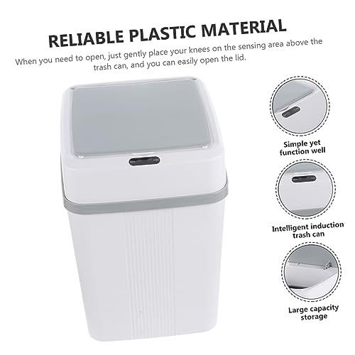 Bote de basura automático IMIKEYA con sensor y tapa miniatura 3