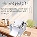 jcwwolk Manual Label Sticker Dispenser, Label Tape Stripper, Peel Width 10-160mm, The Diameter of The Paper Can Reach 150mm, Suitable for Various Industries
