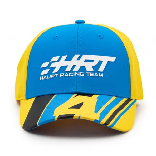 Casquette n° 4 HRT multicolore, l'accessoire textile bleu et jaune