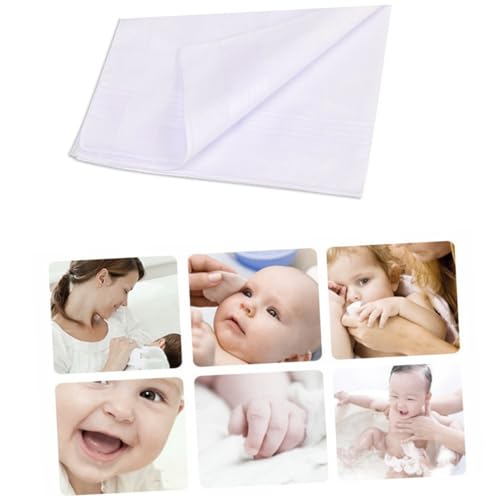 FRCOLOR 6pcs Cotton Graffiti Handkerchiefs for Random Patterns Soft and Durable Washing Towels for Home Use for Cleaning Mouth Face and Hands