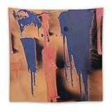 【Accessoires】: tapisserie (bord de verrouillage), équipée de 2 pinces à ardillon et de 3 crochets à clous sans traces, les deux extrémités de la couverture murale peuvent être fixées au mur, installation pratique, n'endommagera pas le mur.