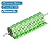 PATIKIL 100W 40 Ohm Aluminum Shell Resistor, 2 Pack Aluminum Housing Resistor Housed Case Wirewound Resistors Screw Tap Power Resistor 5% Tolerance, Green