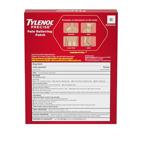Tylenol Precise Pain Relieving Patches