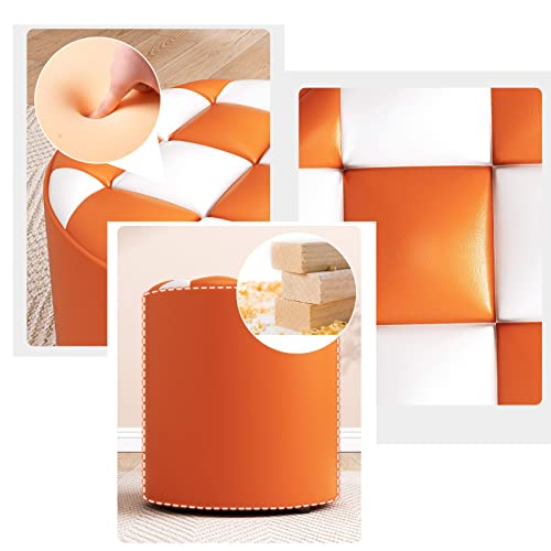 Tabouret de vanité chic en cuir PU touffeté pour coiffeuse - 6