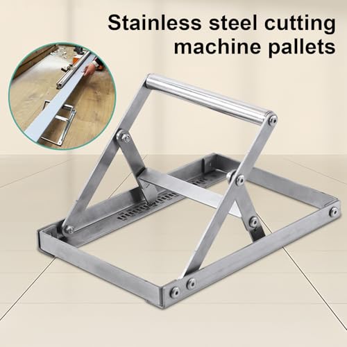 Support réglable pour machine de découpe et table élévatrice en métal