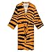Tiger Stripes Fashion Robes Bathrobe for Women Men Quick Dry Loungewear for Spa Beach Travel 2XL