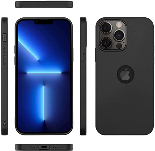 Image of Mobile Back Cover Case for iPhone 13 Pro (Silicone Case|CameraProtection|Black SC1510)