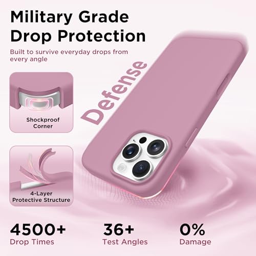 Image of GolbinBox Magnetic for iPhone 16 Pro Max Case, Silicone Cover, Blackcurrant