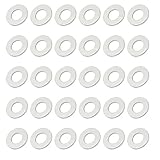 Nombre del producto: arandela de aluminio; Contenido del paquete: 30Pcs x arandela de aluminio
