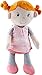 HABA 305815 - Muñeca de peluche Juna – Muñeca de tela suave, para bebés a partir de 6 meses, nacimiento o bautizo