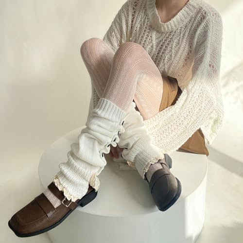 Image of Y2K Patterned Sheer Tights for Women Gothic Punk Thigh High Pantyhose Harajuku Lolita Bandage Fishnet Stockings