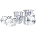 StarCrafts 92355 Aluminum Steamer Stockpot Set44; 15 Piece