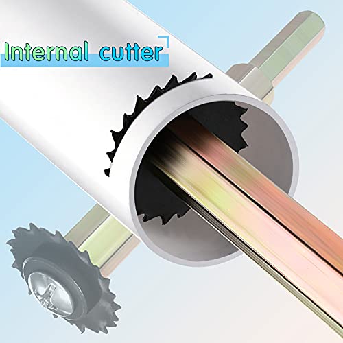 Pvc Pipe Inside Cutter Plumbing Inside Cutter Internal Plastic Pipe Cutter With Grinding Wheel For Plastic Pipe Cutting Replacement (Classic Color) #TOP3