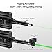 VSTRANICS Laser Bore Sight Kit with 32 Adapters Fit 0.17 to 12 GA Calibers Green Bright Bore Sighter Laser with Spirit Level Boresighter Set with Big Button Switch for Hunting (P001)