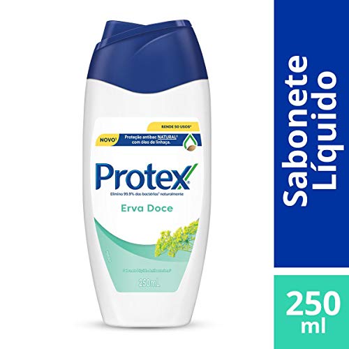 Sabonete Líquido Antibacteriano para Corpo Protex Erva Doce 250ml