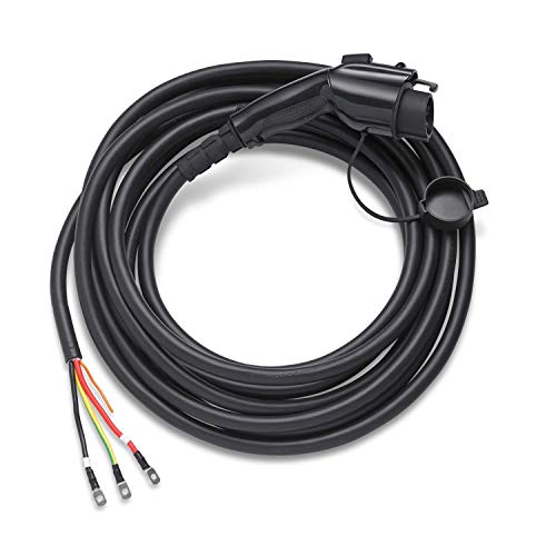 Replacement Cordset for EV Charging Station, Charging Cable & J1772 Plug, Use