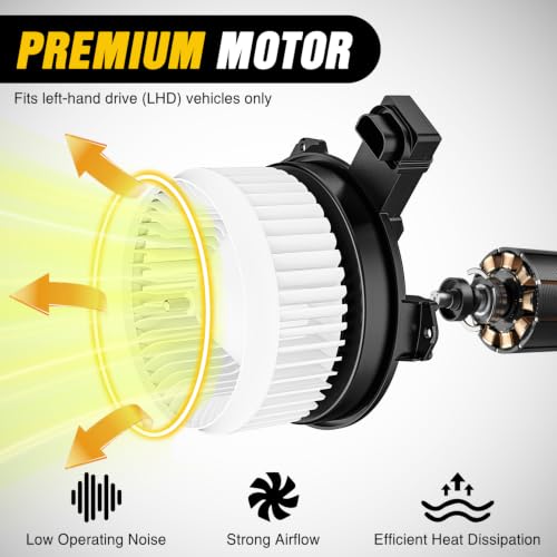 Image of Nilight HVAC Blower Motor for Honda Civic 2012-2013, Acura ILX 13-15 | Direct Replacement Fit, Stable Fan Speed Control, Replaces 700257