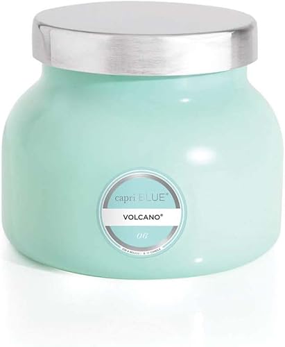 Capri Blue Volcano Velas perfumadas  Velas en tarro de cristal de lujo para el hogar perfumadas con frutas tropicales y cítricos azucarados, mezcla