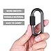 BEWISHOME D Shape Locking Carabiner,Black Quick Links,Durable Chain Links,Heavy Duty Chain Connector,Black M8 HDK03H