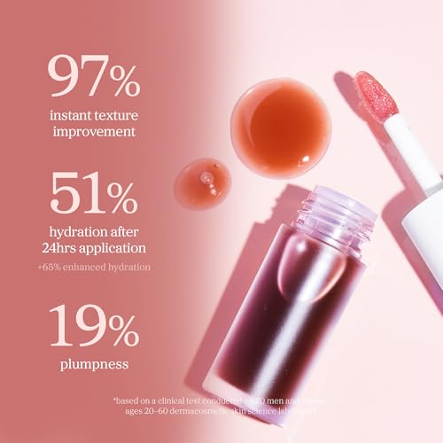 Image of NOONI Korean Lip Oil - Appleginseng | Lip Stain, Long-Lasting, Moisturizing, Plumping, Revitalizing for Dry Lips, Waterproof, No Peel Off, Korean Lip Tint, Stocking Stuffers, Cute Things, 0.12 Fl Oz