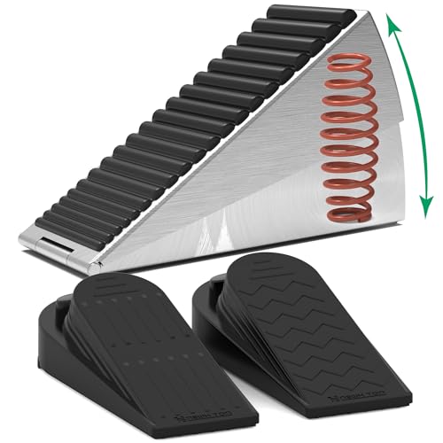 Heavy Duty Adjustable Door Stoppers 0.2-3 in Stackable