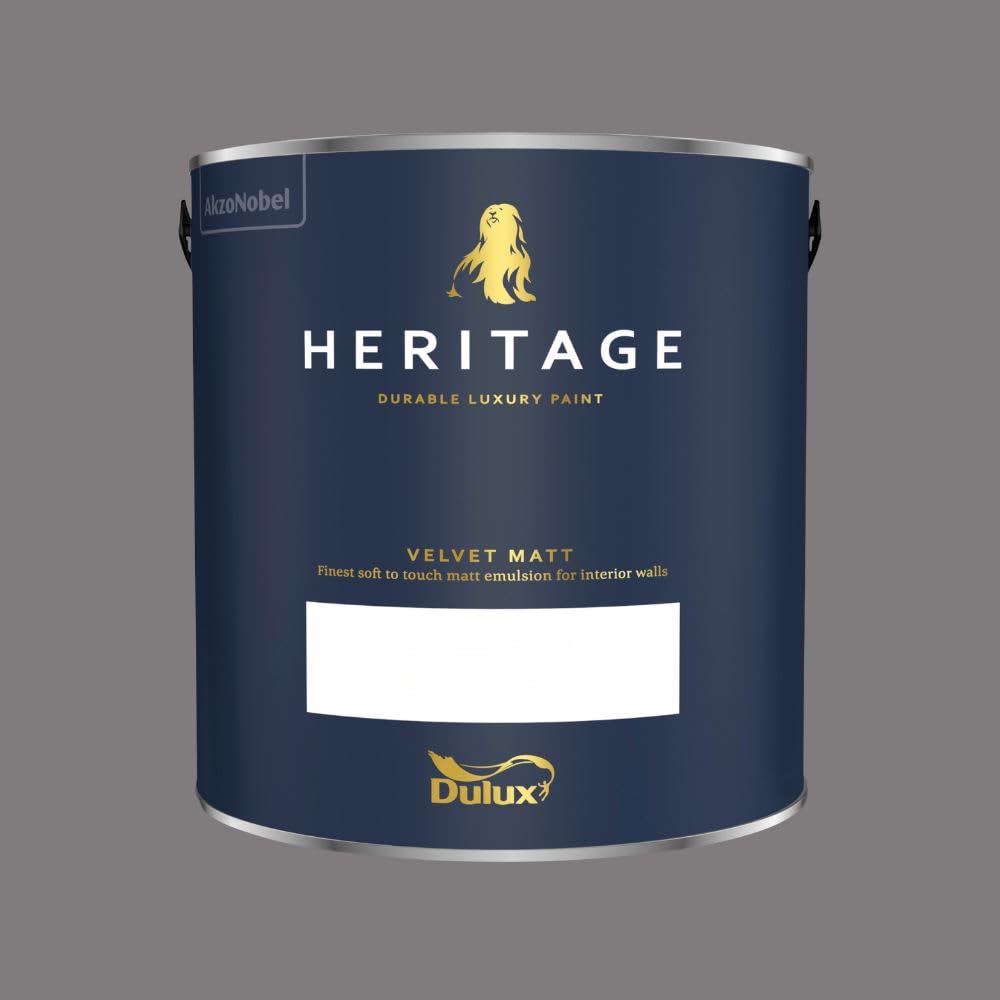 Dulux Heritage - Mauve Mist Velvet Matt Emulsion Paint - 2.5L