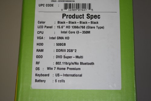 Image of MSI CR620-033US 15.6-Inch Laptop