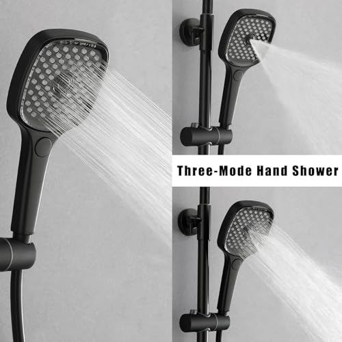 Douche de douche robinets ensembles complets avec mitigeur extérieur - 3