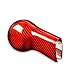 Autocollant en fibre de carbone pour pommeau de levier de vitesse Chevrolet Camaro 2010-2015 - Rouge