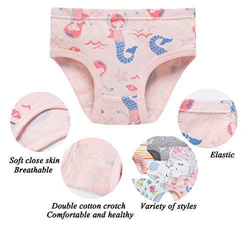 Hahan Girls Soft Panties Toddler Girls Cotton Underwear Kids Briefs2