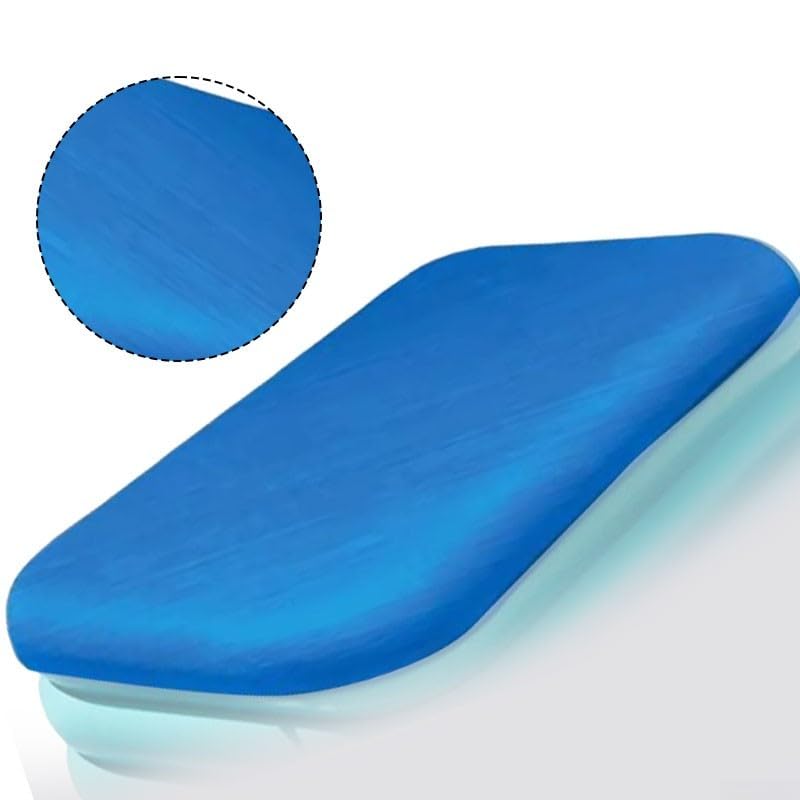 Bâche de protection pour piscine extérieure rectangulaire : jardin propre