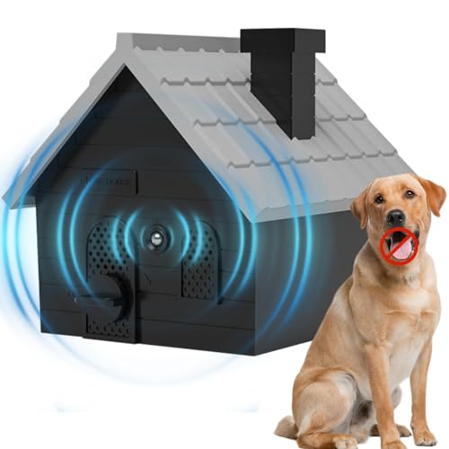 Anti Barking Device, Ultrasonic Dog Bark Deterrent Devices, Dog Barking Silencer up to 50 FT, Dog Barking Control Device, Bark Box Indoor Outdoor for Dogs Training & Behavior Aids