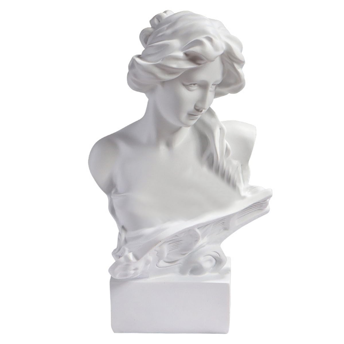 Greek Goddess Statue,Greek Bust,Piano Girl Statue,Decoration Living Room,Abstract Sculpture,Statues for Home Decor,Modern Living Room Ornaments