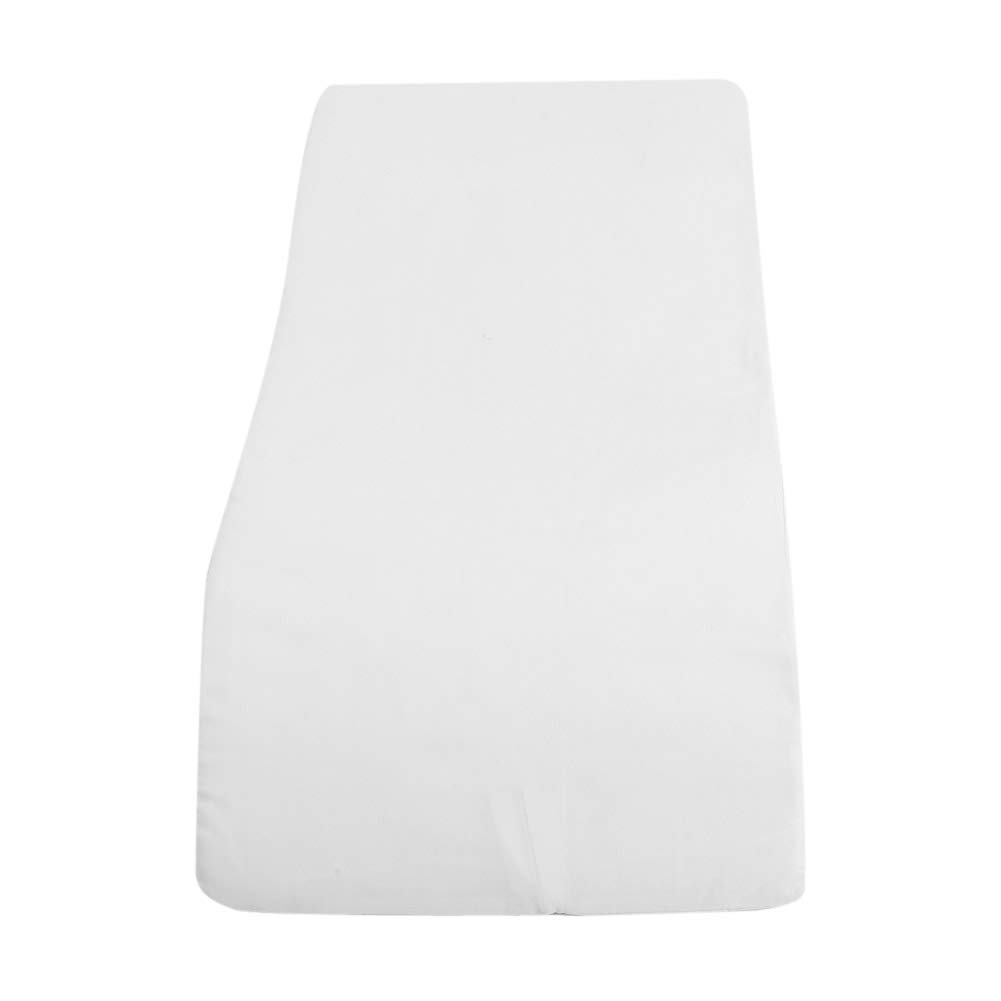 Cojín de espuma suave y cómodo, almohada de apoyo para descanso, alivio Lumbar, elevación de piernas, espalda (Blanco)