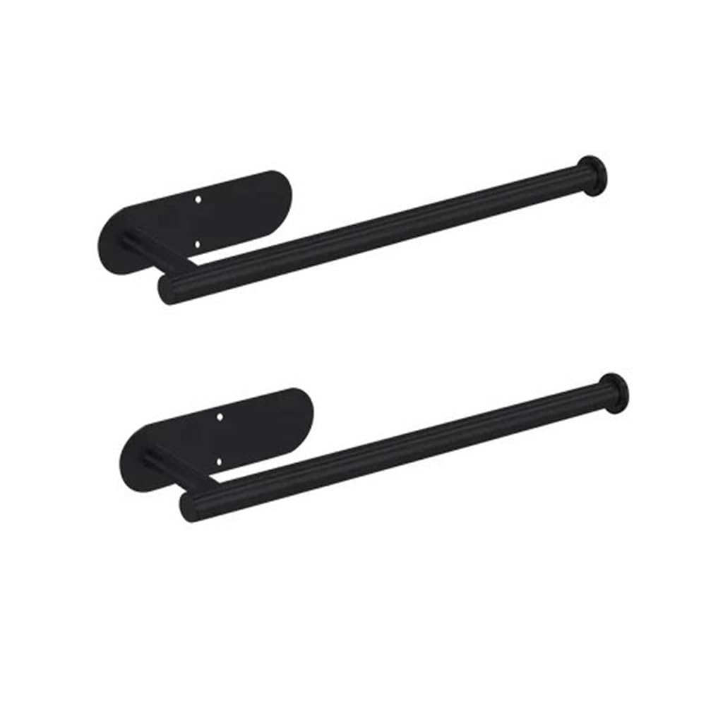 Soporte para papel de cocina negro: estilo y organización para tu despensa o baño
