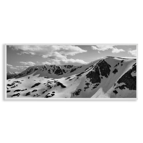 Sublime Mountain Range Peaks, 10 x 24 Inch Framed Giclée Print