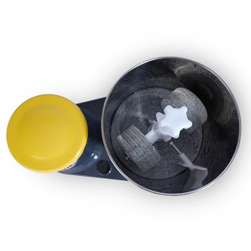 Image of Super Table Top Wet Grinder|Wet Grinder with Atta Kneader Coconut Scraper (2.5L, Yellow Grey)