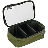Mit Tragegriff. NGT 3 Way \'Clear Top\' Deluxe Leine Tasche, grün, Einheitsgröße