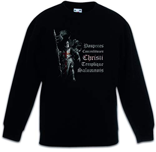 Sweat-shirt Templar enfant pull noir Urban Backwoods cadeau idéal