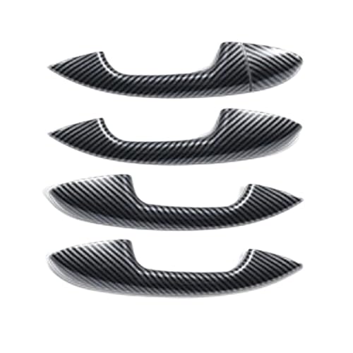 シルバークローム外装ドアハンドルカバートリムキャップキット LHD ベンツ CLA/Aクラス/Cクラス/Eクラス/GLC/GLB 対応(Carbon fiber)