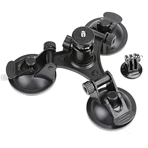 CLUB BOLLYWOOD Tri-Cup Suction Mount W/Ball Head Car Window Mount for Gopro Hero 5/4/3+/3 Cameras & Photo | Camera & Photo Accessories | Other Camera & Photo Accs